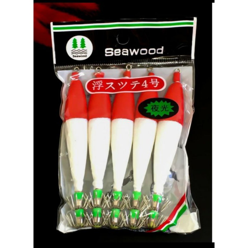 umpan pancing cumi apollo seawood per pack/5pcs