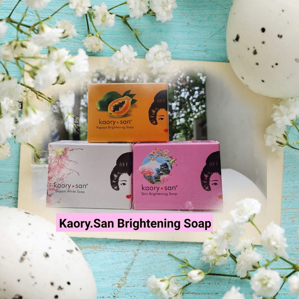 (BOSS) KAORY SAN SKIN BRIGHTENING SOAP ( DREAM WHITE/PAPAYA/COLLAGEN ) - KAORYSAN SKIN SOAP