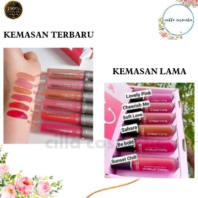 lipstik/ Natura Lipmatte /Lipstik Natura World sahara 100% Original/ distributor resmi/ lipmatte be 
