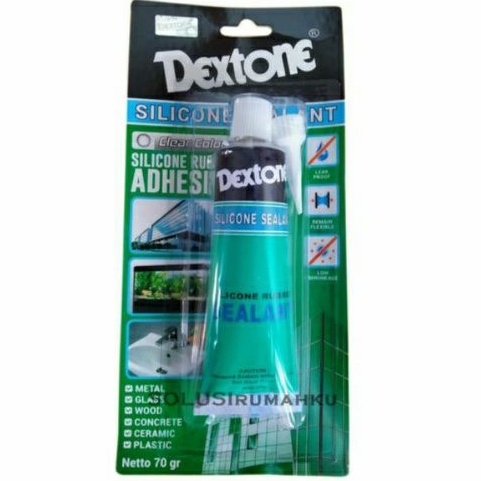 Jual Dextone Lem Silicone Sealent Besar Grm Lem Kaca Rubber Sealent Shopee Indonesia