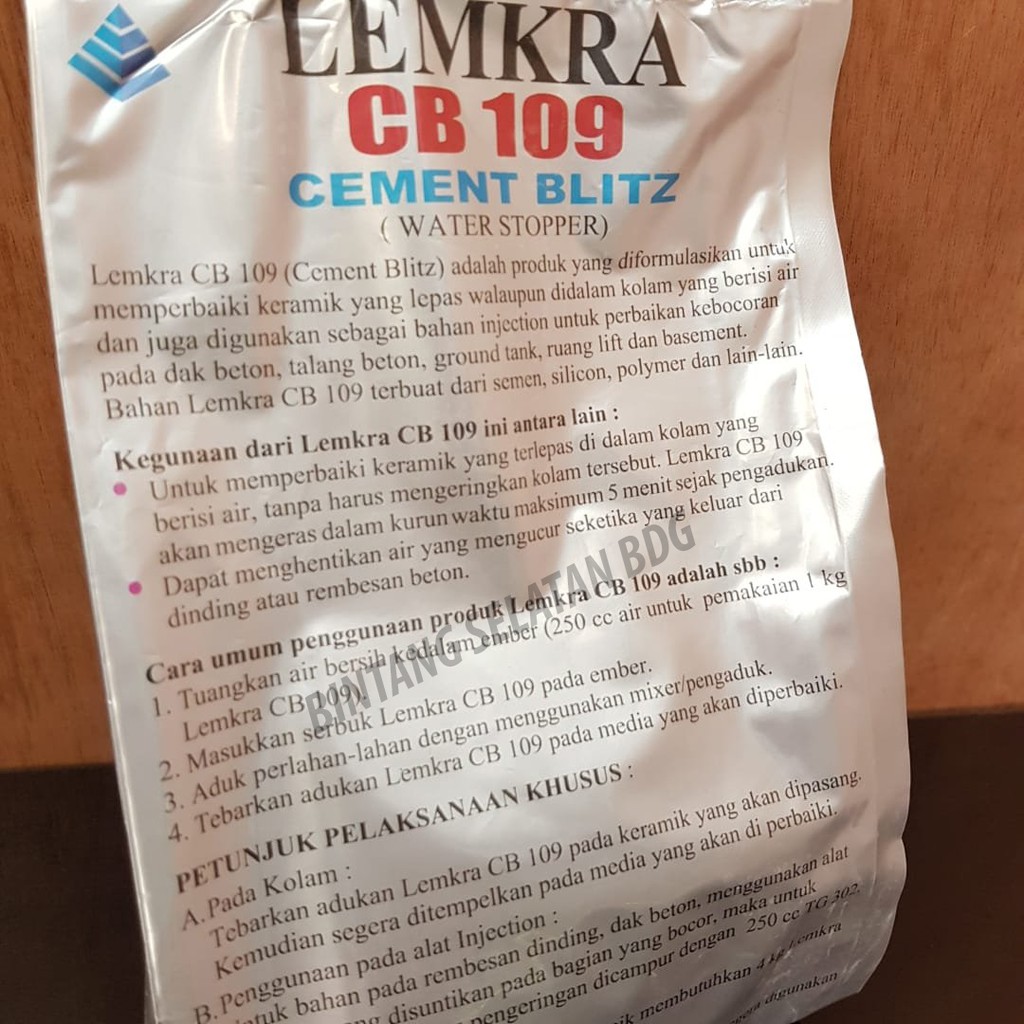 Lemkra CB 109 Cement Blitz / water stopper
