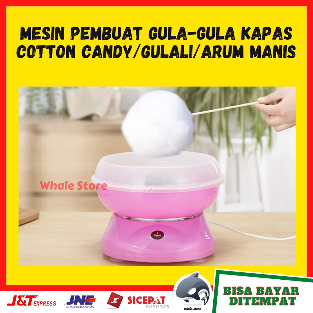 Mesin Pembuat Gula-Gula Kapas Cotton Candy Arum Manis Gulali ANIMORE Surabaya