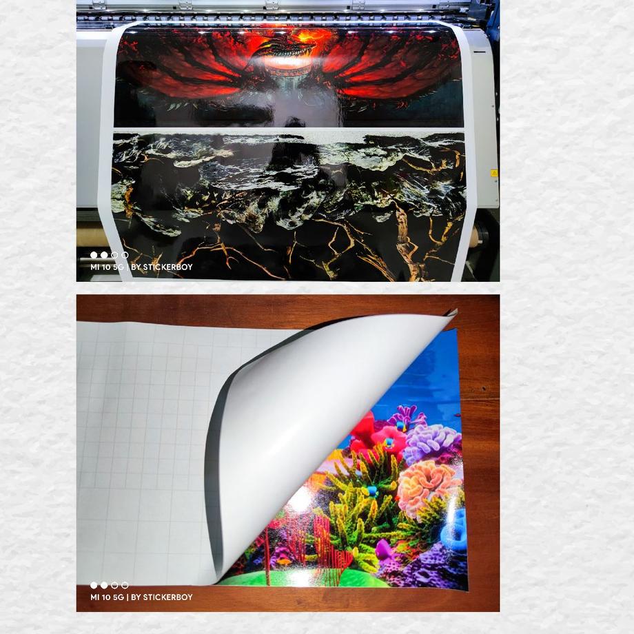 「Mantappp」 STICKER AQUARIUM / BACKGROUND AQUARIUM / WALLPAPER AQUARIUM BATU / ROCK / STONE 3D ..,..