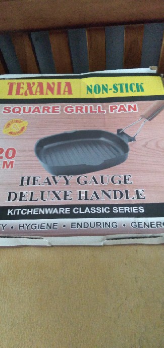 [ader_olshop] Panci Panggang - Square Grill Pan Teflon Wajan Bakaran Sate & Bbq