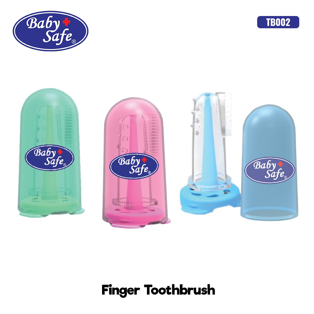 Baby Safe Finger Tooth brush Sikat Gigi Jari Sikat Silicone Gigi bayi TB001 TB002