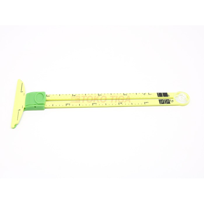 Penggaris Pengukur Tepi Kampuh/Sewing Gauge Merek YOKO - ST-A23