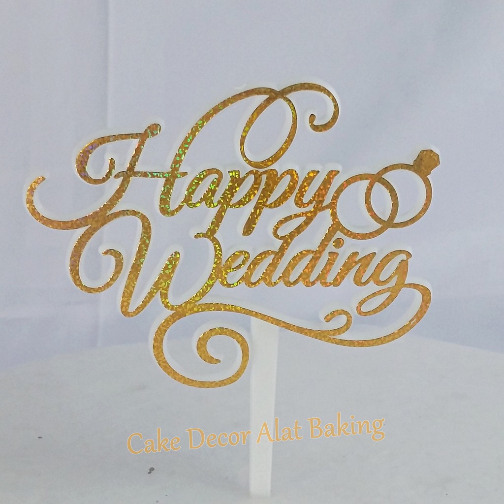 Happy Wedding Picks Kode 001 Indonesia