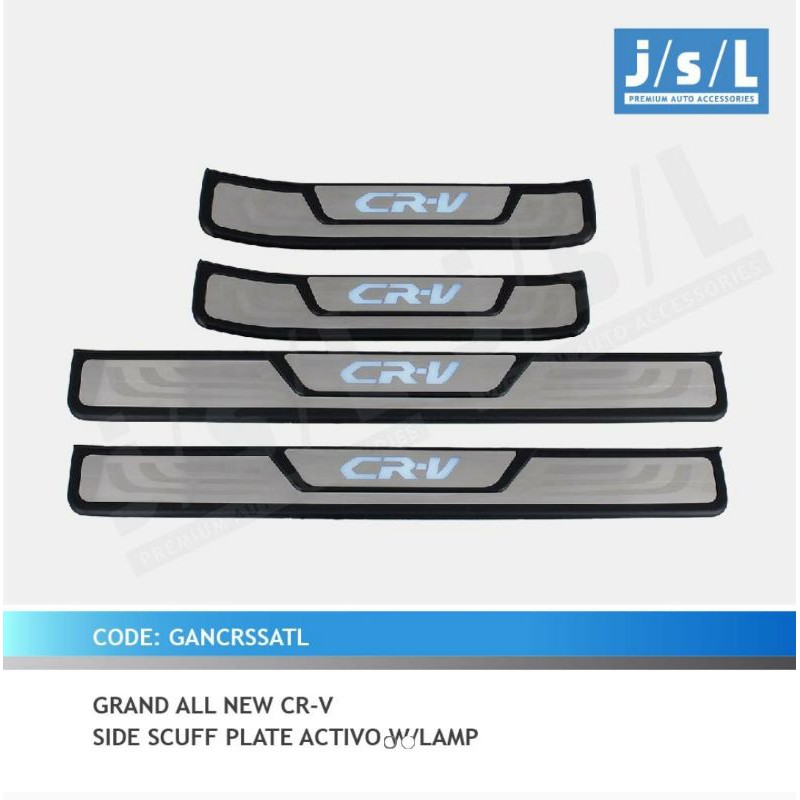 sillplate samping grand all new CRV activo w/ lamp jsl