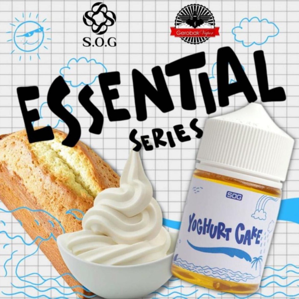 ESSENTIAL SERIES YOGHURT CAKE ESSENTIAL 60ML ORI by SOG