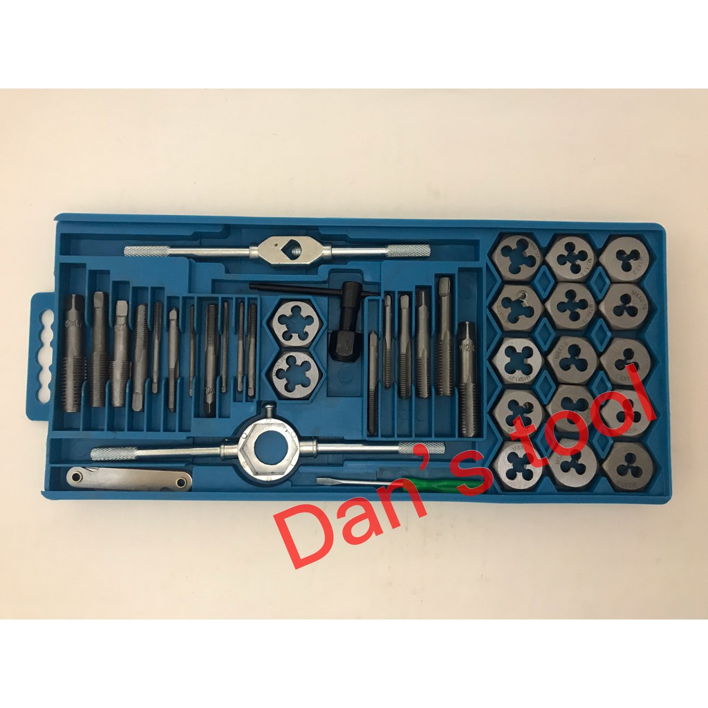 Tap And Die Set 40 PCS / Hand Tap Dan Senai Set 40 PCS