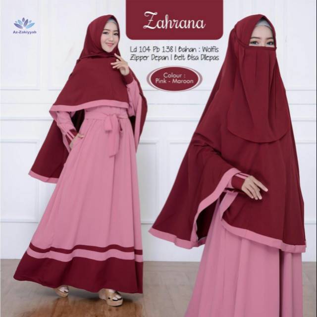 Gamis Syar'i Zahrana Dress