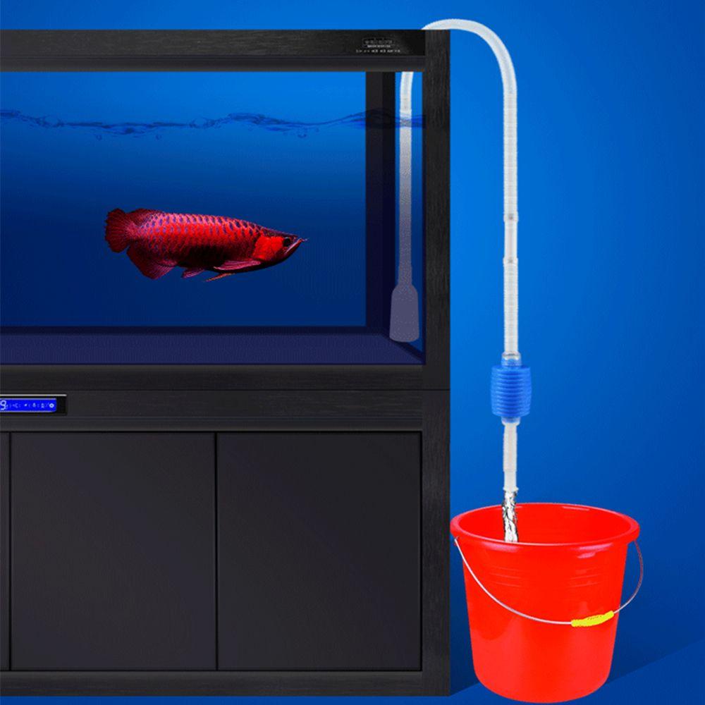 Chookyy Pembersih Aquarium Portable Fish Tank Handheld Siphon Hose