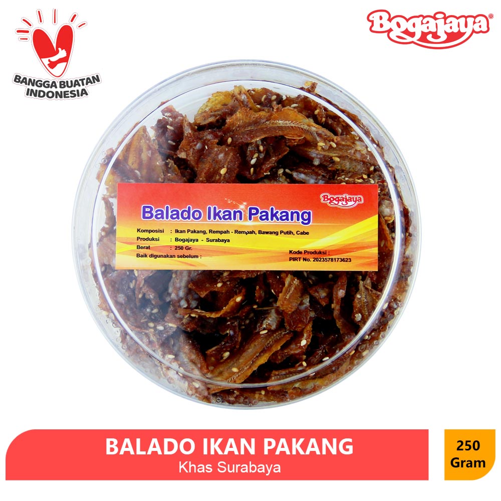 

LAUK PAUK PRAKTIS SURABAYA / KRIPIK IKAN PAKANG BALADO ENAK 250 GRAM