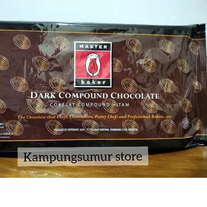 

Gratis Ongkir!! KODE-491 Coklat Tulip Dark / Dark Chocolate Compound Repack +/- 250