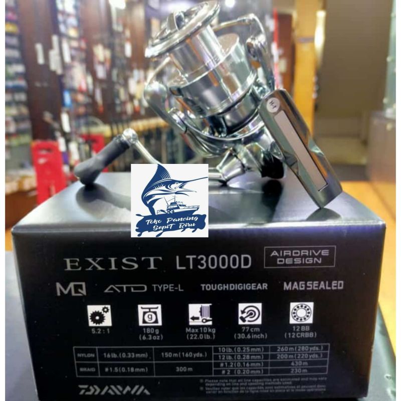 Reel Spinning DAIWA EXIST LT 3000D NEW 2022
