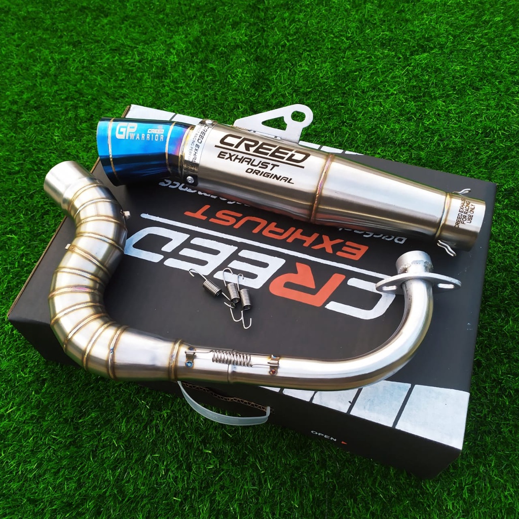 [ready stock] Mio sporty, mio i125, soulty, mio soul i 125 Creed Exhaust pipe canister+elbow models 