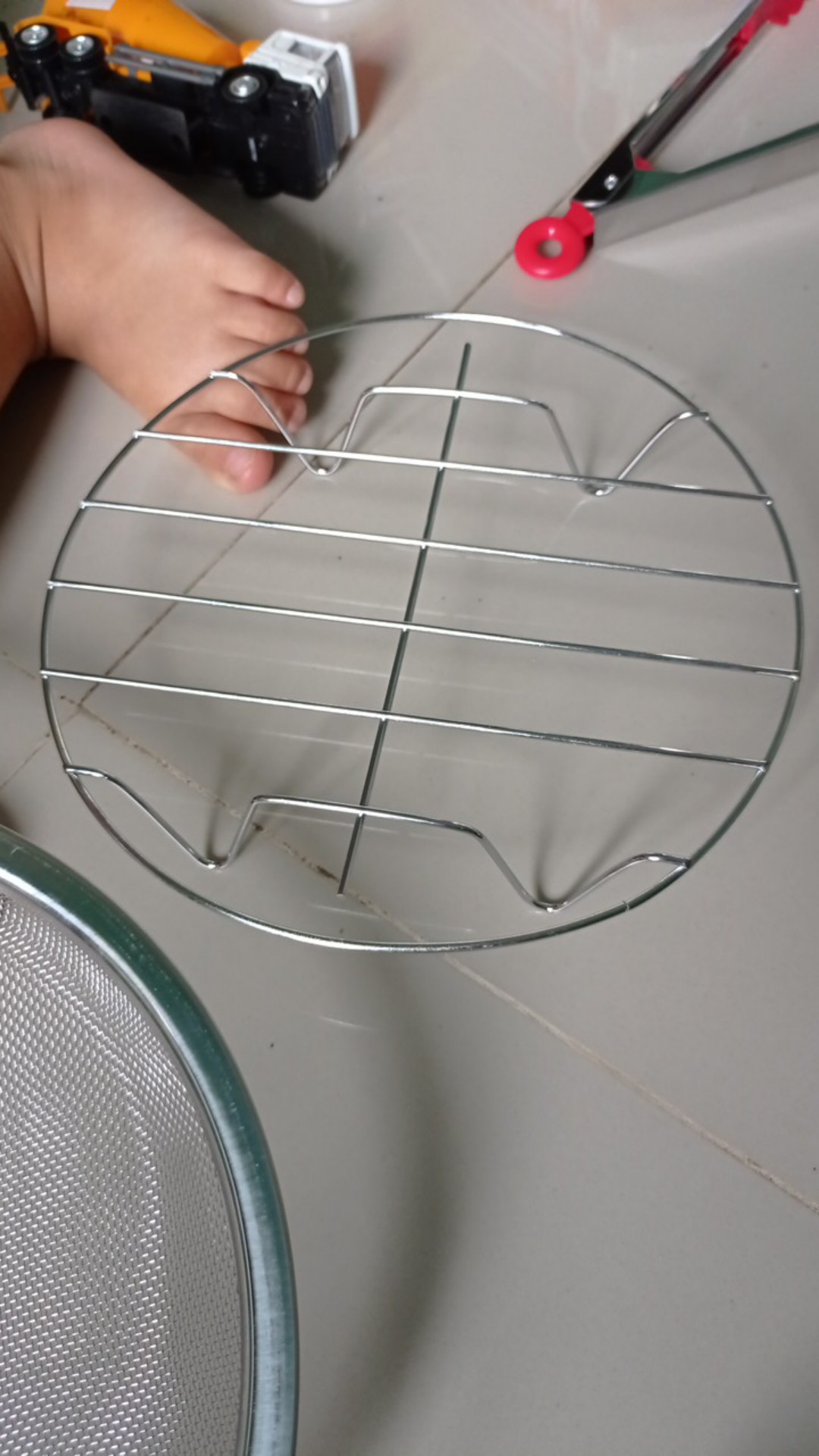 Tatakan Panci Kukusan Stainless Wajan Kukus Makanan Alas Meja Makan