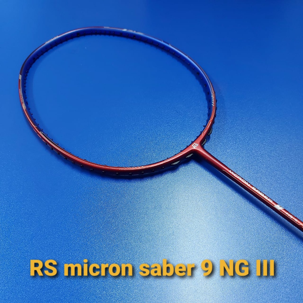 Raket badminton/bulu tangkis RS/Reinforce speed micron saber 9 ng III