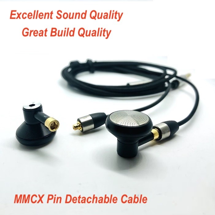 MAXI Superior MX03 Metal HiFi Earphone Bass Headset MMCX Detachable