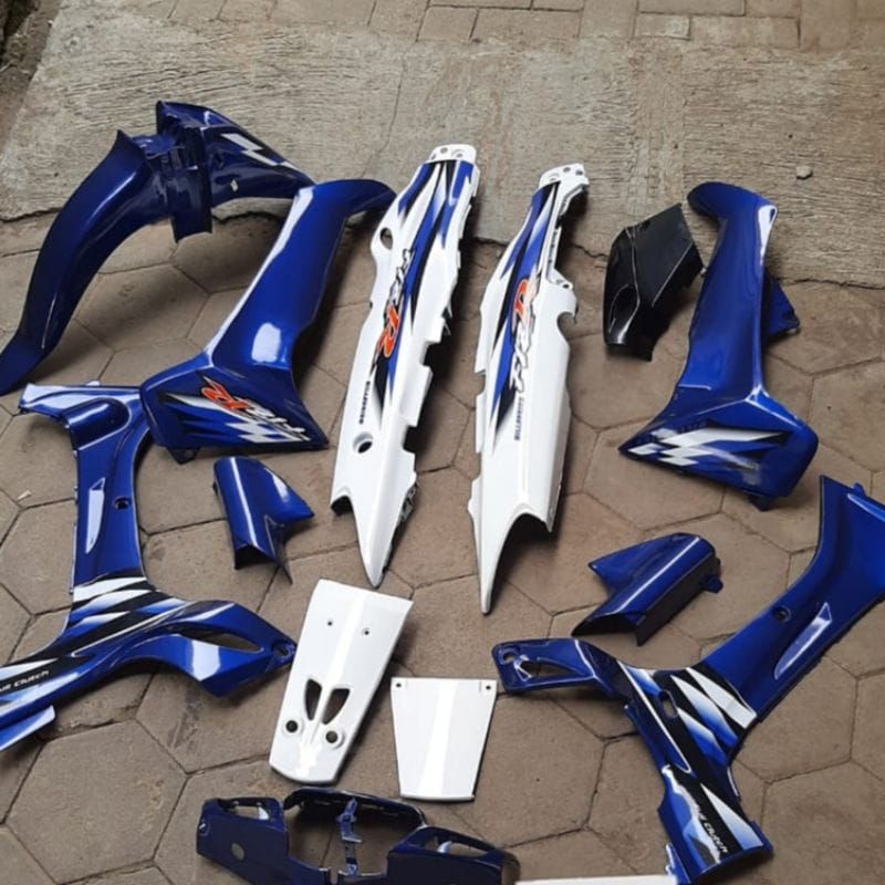 TERMURAH  fullset bodi full set body halus motor Yamaha fiz r fizr custom milenium biru