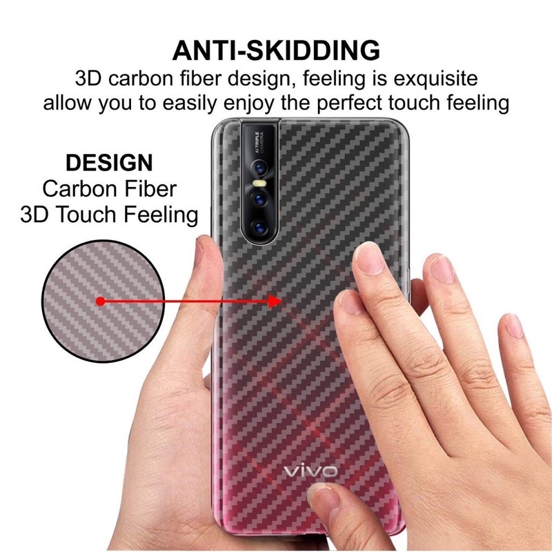 GARSKIN CARBON / ANTI GORES CARBON  / ANTI JAMUR REDMI NOTE 8, 8A PRO, NOTE 8 PRO, 9, 9A, 9C, NOTE 9, NOTE 9 PRO, note 10, note 10 pro, x3, 10