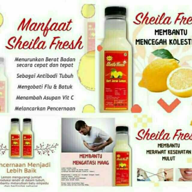 

Sari Lemon Murni Sheila Fresh 250 ml