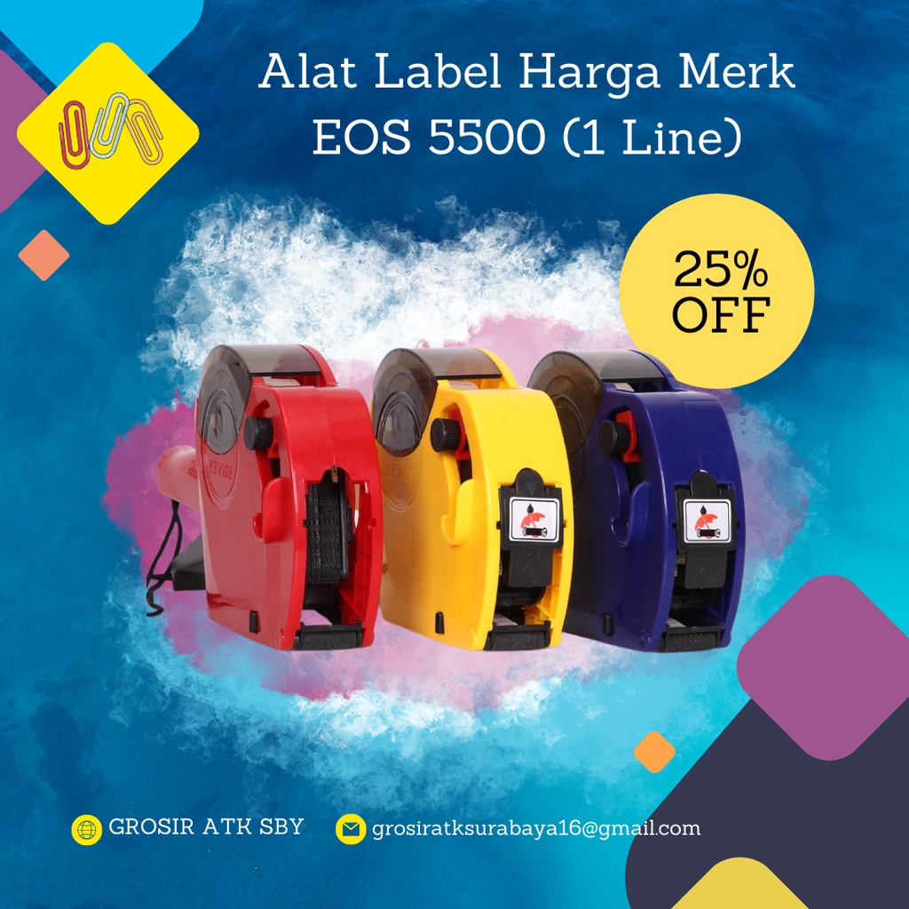 

Alat Label Harga Merk EOS 5500 (1 Line)