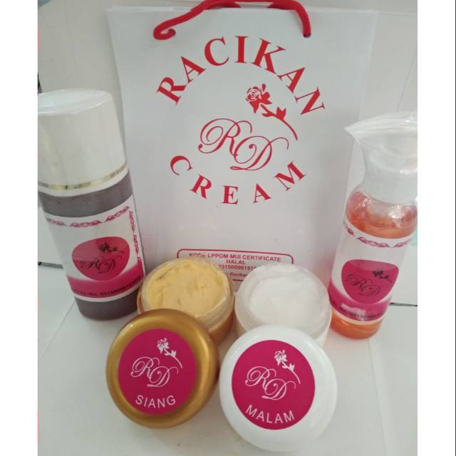 PAKET CREAM RD PUTIH + PAPER BAG RD PUTIH ORIGINAL