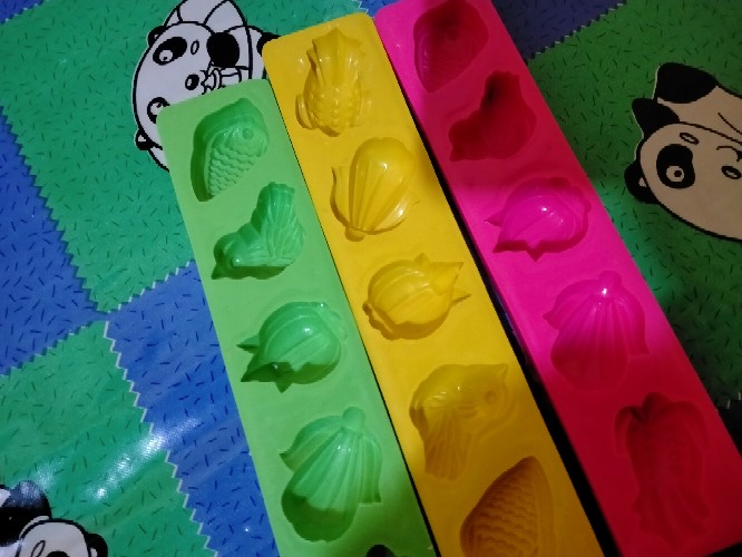 Cetakan Kue Bangkit Dan Sagu Plastik 5 Variasi Motif