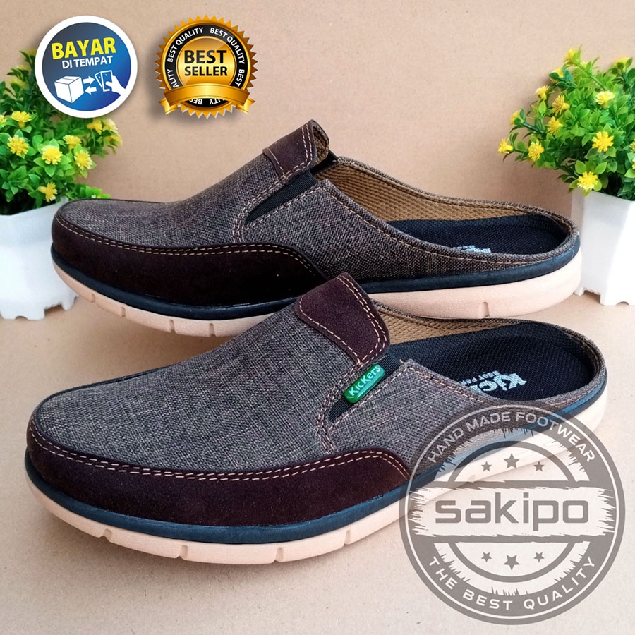 PROMO KEMERDEKAAN !! SLOP KASUAL PRIA DEWASA SLIP ON 101 MURAH BERKUWALITAS SOL KARET TRENDI NYAMAN DIPAKAI / SEPATU SANTAI PRIA DEWASA / SEPATU KERJA LAPANGAN OUTDOOR / SEPATU KERJA KANTORAN / SAKIPO