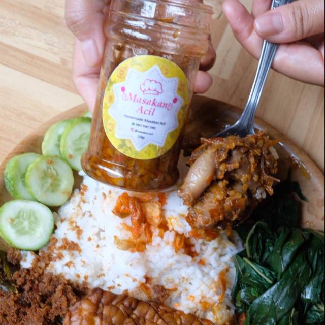 

Sambal baby cumi level santai