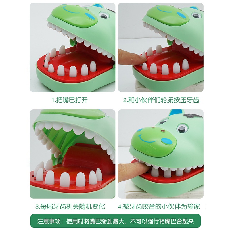 [MS]New Model Crocodile And Hippo Dentist / Mainan Surprise Buaya Dan Hippo Gigit Jari