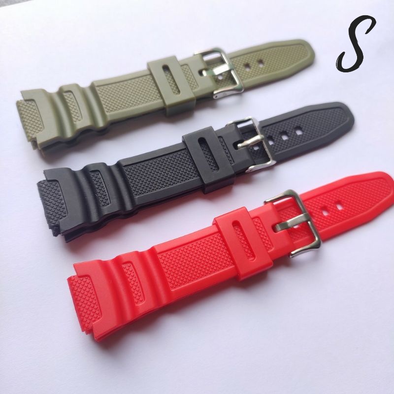 Strap tali jam tangan Casio AE1000 GS1002 DG3060T SKMEI1454
