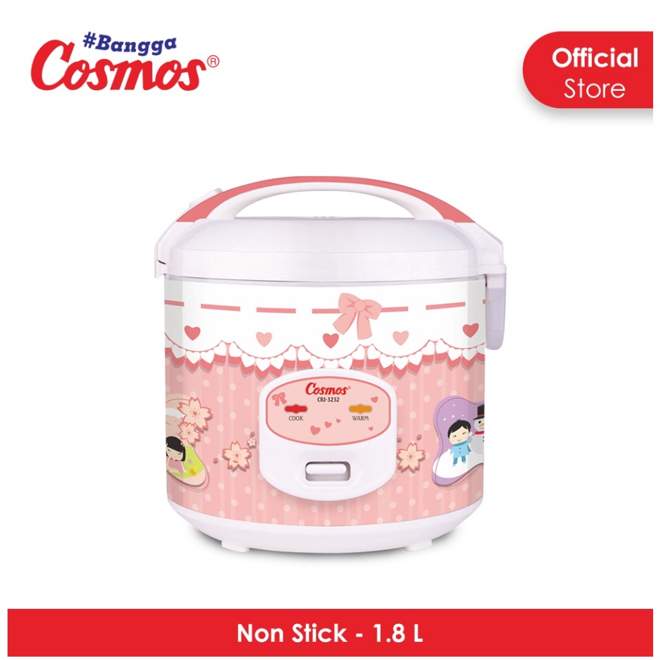 Cosmos  Magic Com Rice Cooker Cosmos CRJ 3232 Smart Control - BERKUALITAS