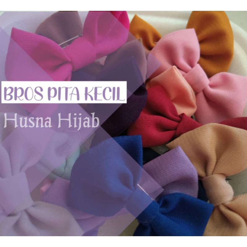 [HUSNA COLLECTION] SOUVENIR Bros Pita Kecil Ecer Bahan Wolfis