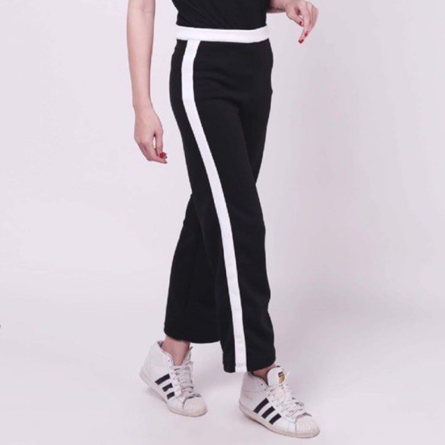 REJECT SALE - List Culottes | Celana Kulot Scuba List | Celana Panjang Scuba