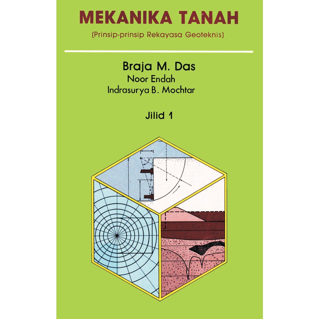 Book Mekanika Tanah (Prinsip-Prinsip Rekayasa Geoteknis) Jilid 1 by Braja M. Das, Angela Bookstore