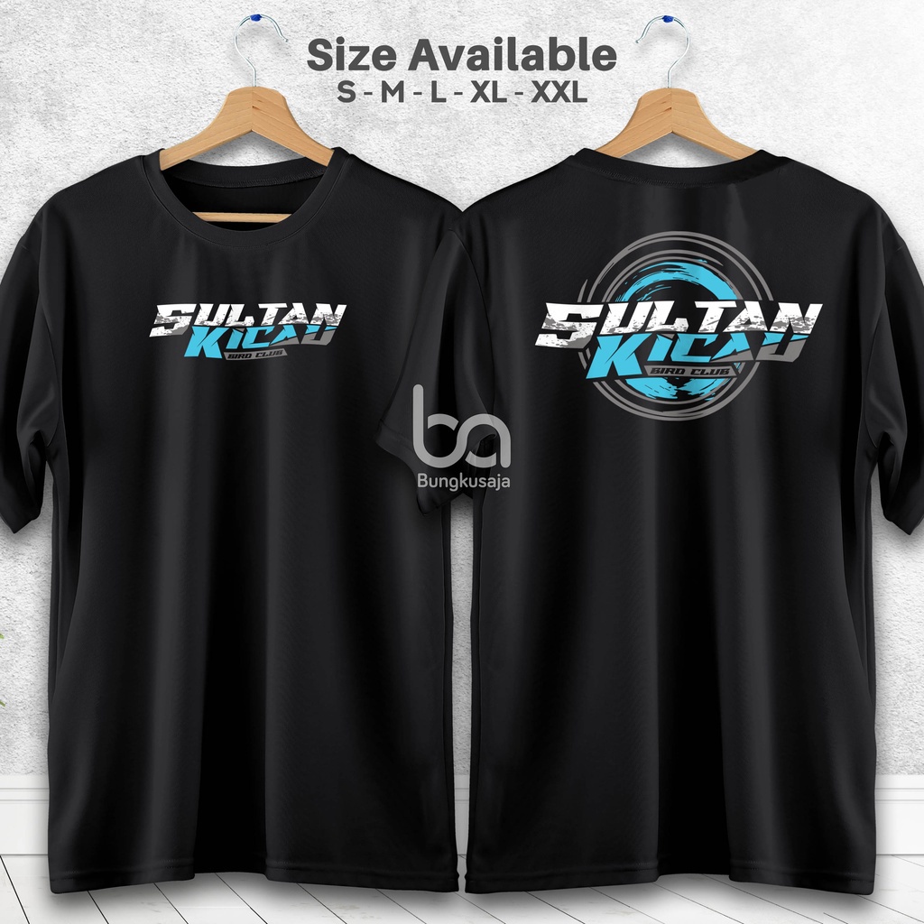 Kaos Sultan Kicau Bird Club Burung Kacer Murai Batu Love Bird Baju Distro Cotton Combed 30s