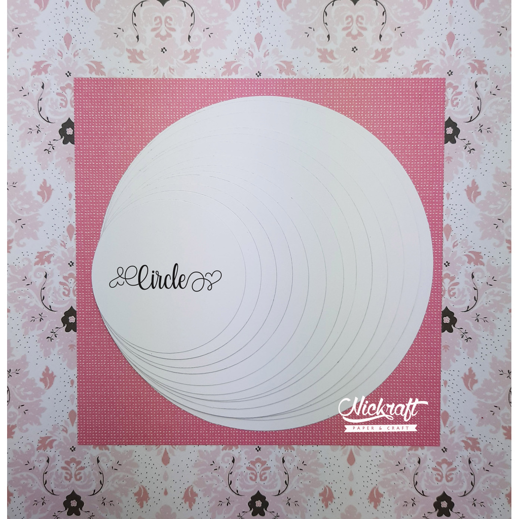 

CIRCLES - BAHAN SCRAPBOOK JOURNALING PRAKARYA KERTAS LINGKARAN CIRCLE