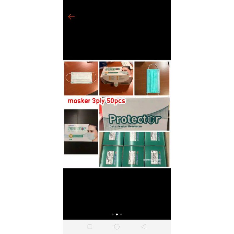 masker wings protector 3play earloop