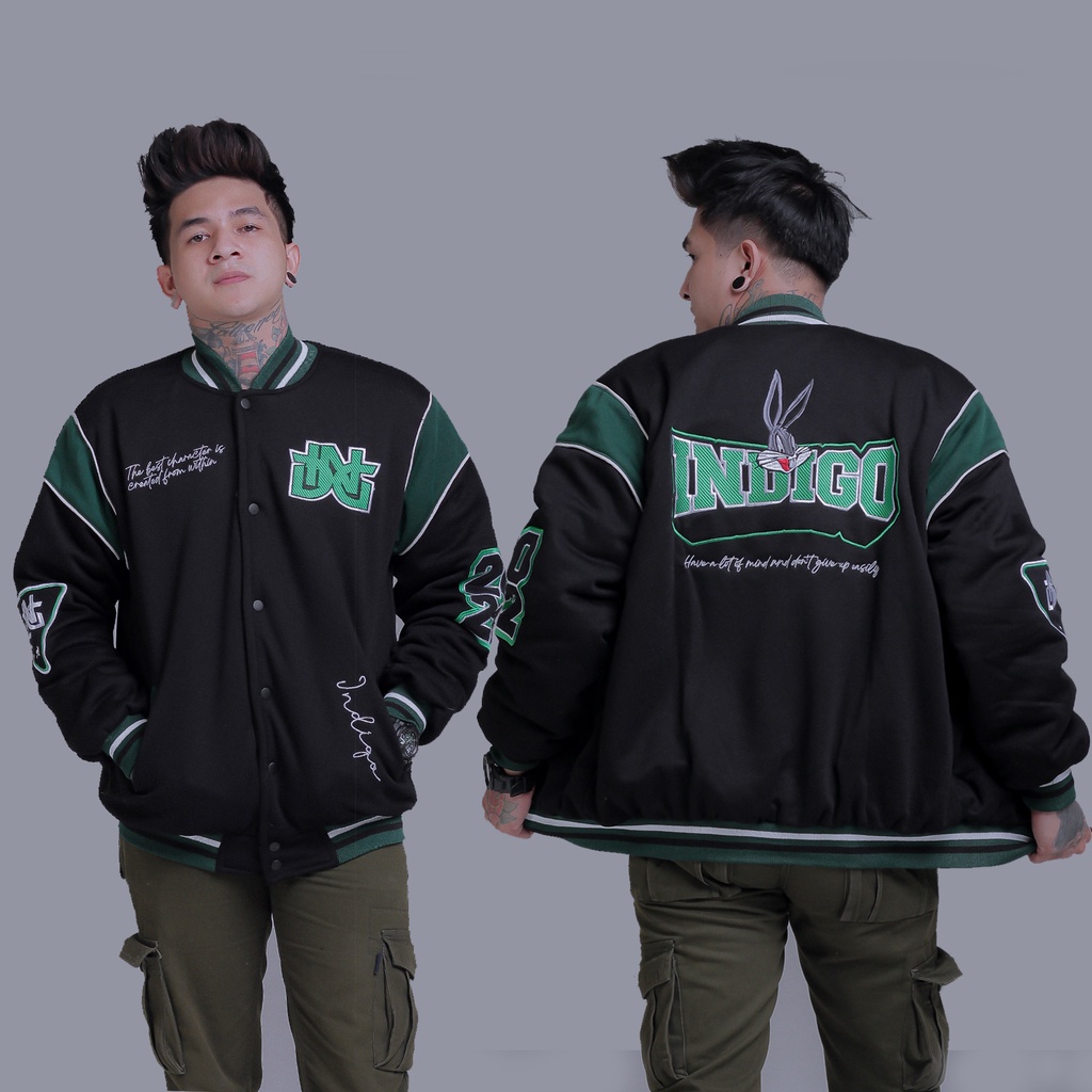 JAKET VARSITY ORIGINAL BY INDIGO LOONEY TUNES BUGS BUNNY