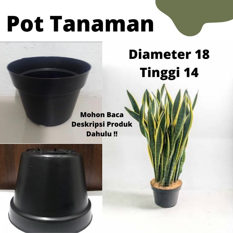 Pot Bunga Murah/Pot Tanaman / Pot plastik hitam