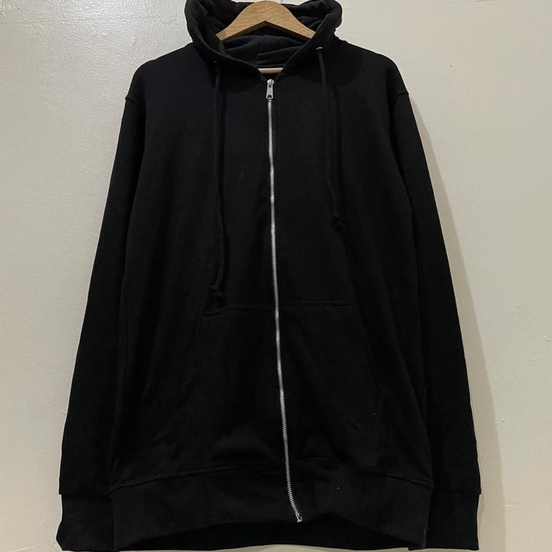 Cod Promo Ramadhan 4.4 Zipper Jaket Resleting Hm Hnm H&M Black Hitam Grey Abu Abu Maroon Navy Hijau 