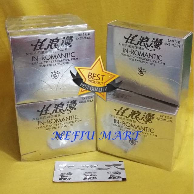 Alat Kontrasepsi Tisu Romantic