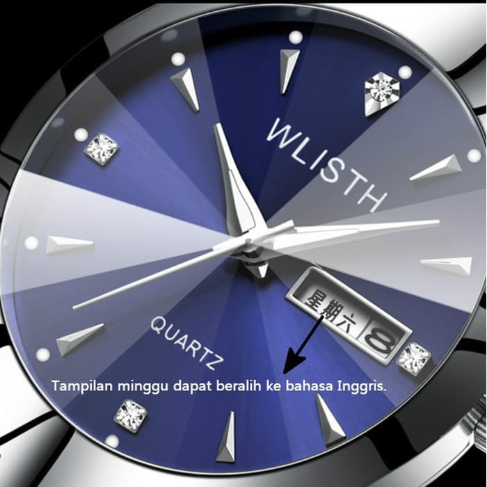 WLISTH Jam Tangan Quartz Couple Q353 Terbatas