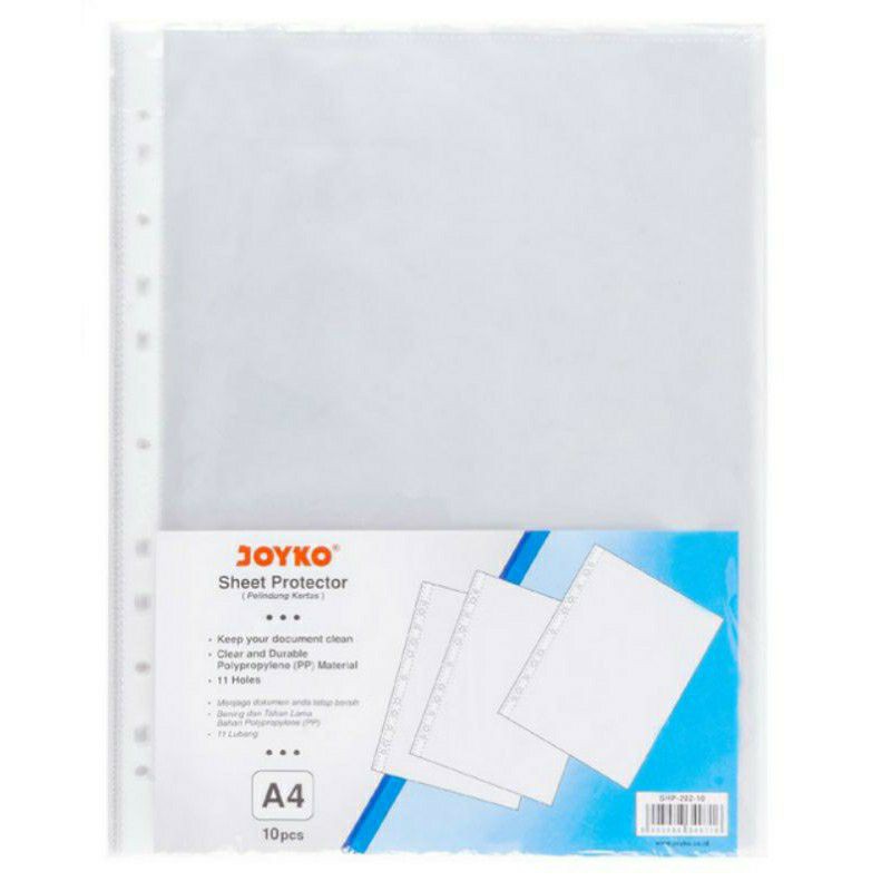 Sheet Protector Plastik Pocket Odrner Folio / A4 Joyko