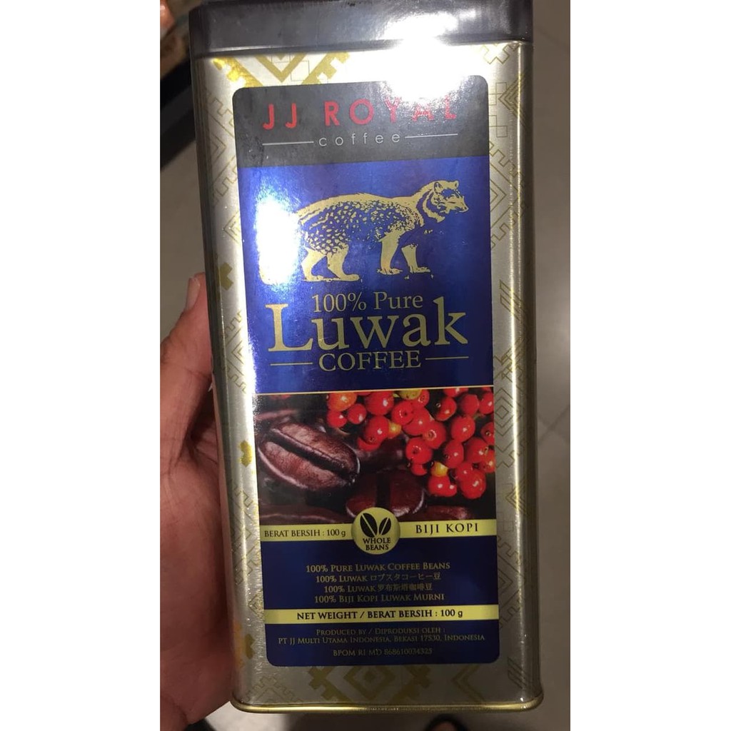 

100% Pure Kopi Luwak- JJ Royal Coffee - kkp712