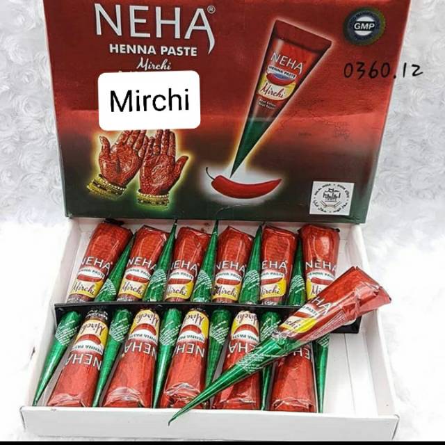 [12pcs] NEHA HENNA PASTE - HALAL