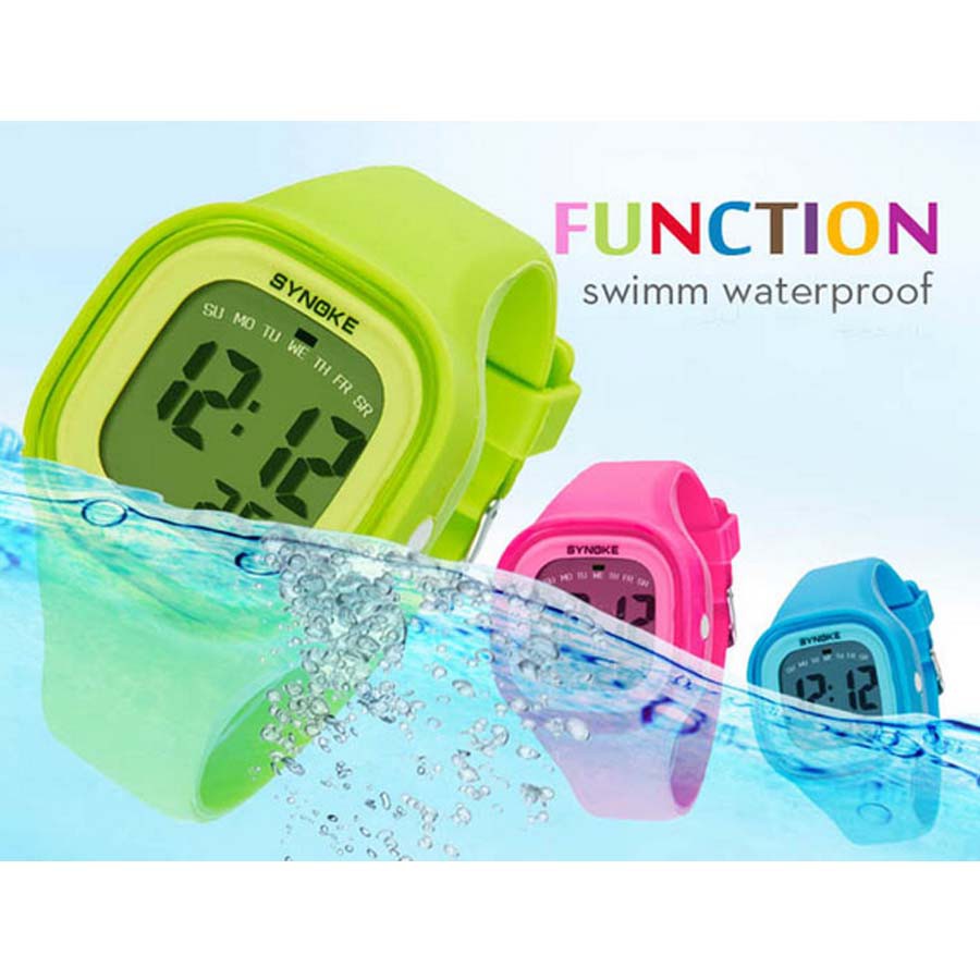 Synoke 66896 Jam Tangan Anak Anak dan Remaja Anti Air Digital - Sport Fashion - Watches for Kids