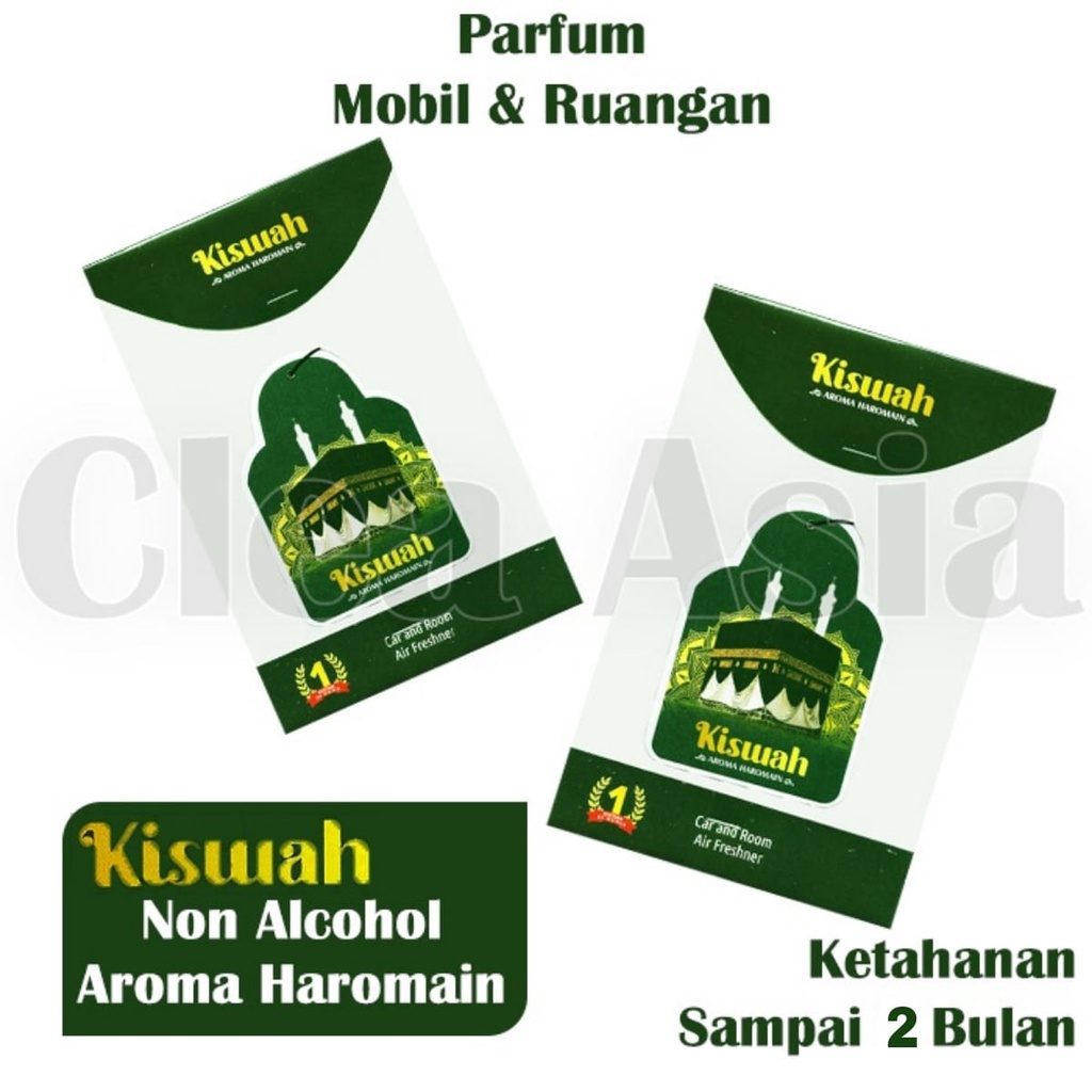 Parfum Gantung Mobil dan Ruangan Aroma Haromain Kiswah dan Raudhah